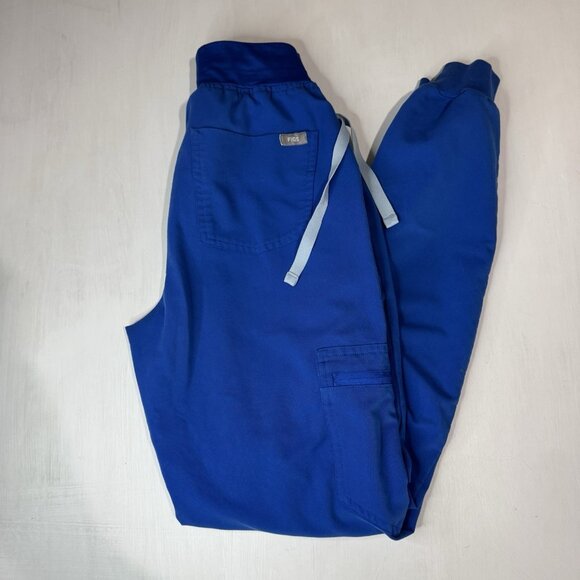 Figs Scrub Pants Womens XS Blue Jogger Elastic Waist Technical Collection - Picture 1 of 8